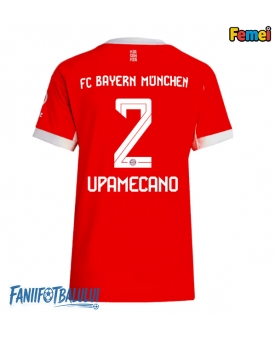 Bayern Munich Dayot Upamecano #2 Tricou Fotbal Replică 2025-26 Femei Acasa
